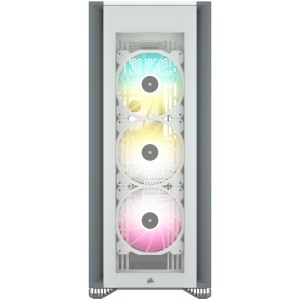 Corsair iCUE 7000X RGB Tempered Glass Full Tower Smart Case, White