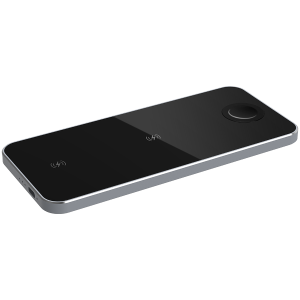 Prestigio ReVolt A5, 3-in-1 wireless charging station for iPhone, Apple Watch, AirPods, wilreless output for phone 7.5W/10W, wireless output for AirPods 5W, wireless output for Apple Watch 2.5W, material: aluminum+tempered glass, black+space grey color.