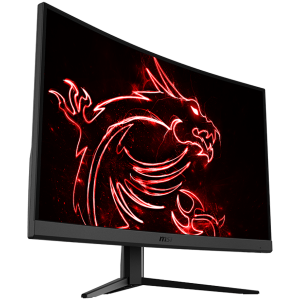 MSI G32CQ4 E2 Curved Gaming Monitor, 32" 170Hz, WQHD (2560x1440) 16:9, VA Anti-glare, 1ms, 1500R curve, 250nits, 3000:1, 178°/178°, Adaptive sync, Adjustable Stand, 1x DP, 2x HDMI, 1xEarphone out, 3Y Warranty