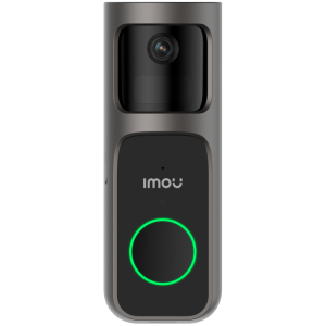 Imou 3MP Wi-Fi Doorbell 2S Kit, 2K QHD, 1/2.8 Progressive CMOS, 5000mAh rechargable battery, 125 wide-angle view, night vision 5m, Mic and Speaker, 8x Digital Zoom, PIR Motion / AI Human Detection, USB-C, Chime works as Wi-Fi extender, Weatherproof