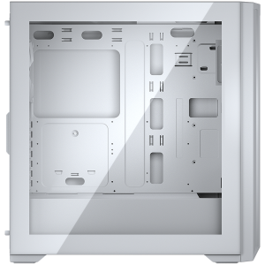COUGAR MX330-G Pro White, Mid Tower, Mini ITX/Micro ATX/ATX, Type-C, USB 3.0 x 2, USB 2.0 x 1, Audio/Mic 3.5mm jack x 1, 120mm pre-installed fan, Tempered glass, 209 x 495 x 475 (mm)