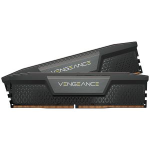 CORSAIR DDR5, 4800MT/s 32GB 2x16GB DIMM, 40-40-40-77, Std PMIC, XMP 3.0, VENGEANCE DDR5 Black Heatspreader, Black PCB, 1.1V