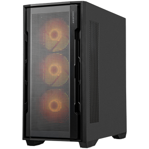 COUGAR Case Uniface RGB, Mid Tower, Mini ITX/Micro ATX / ATX / CEB / E-ATX, Type-C, USB 3.0 x 2, USB 2.0 x 1, Audio/Mic 3.5mm jack x 1, 4x120mm ARGB fans, Tempered glass, 230 x 493 x 475 (mm)