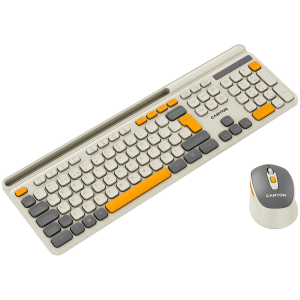 CANYON HSET-W5 EN Keyboard+Mouse AAA+AA Wireless Beige
