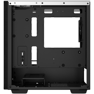 DeepCool CH370 WH, Mid Tower, Mini-ITX/Micro-ATX, 2xUSB3.0, 1xAudio, 1x120mm Pre-Installed Black Fan, Tempered Glass, Mesh Panel, White, R-CH370-WHNAM1-G-1