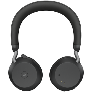 JABRA EVOLVE2 75, Link380c UC Stereo Black, EVOLVE2 75 headset Black UC, Link 380 BT adapter USB-C UC,1.2m USB-C to USB-C cable, carry pouch, warranty and warning (safety leaflets)