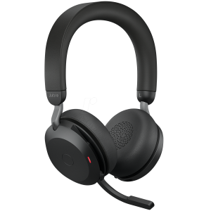 JABRA EVOLVE2 75, Link380c UC Stereo Black, EVOLVE2 75 headset Black UC, Link 380 BT adapter USB-C UC,1.2m USB-C to USB-C cable, carry pouch, warranty and warning (safety leaflets)