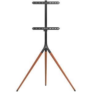 ONKRON Tripod Easel TV Stand for 32” – 65 Inch LED LCD OLED Screens up to 35 kg, Black