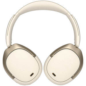Edifier WH950NB Wireless Over-Ear Headphones, 40mm Dynamic Titanium-Coated Drivers, BT V5.3, ANC, Hi-Res Audio Certification, Up To 55H Battery, USB-C, Ivory