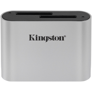 Kingston USB3.2 Gen1 Workflow Dual-Slot SDHC/SDXC UHS-II Card Reader
