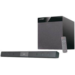 Bluetooth Sound Bar Audio System F&D T-360X 80W (RMS) 4x2.25'' full range drivers, 8'' driver for subwoofer, 20Hz - 120Hz, 130Hz-20kHz, Wireless IR full function remote control, CSR Bluetooth 4.0, Optical input, AUX