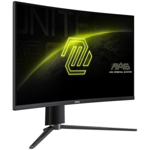 MSI MAG 27CQ6PF Curved Gaming Monitor, 27" 180Hz, WQHD (2560x1440) 16:9, Rapid VA Anti-glare, 1500R Curve, 0.5ms, 300nits, 5000:1, 178/178, AMD FreeSync, HDR Ready, Adjustable Stand, 1x DP, 2x HDMI, 3Y Warranty