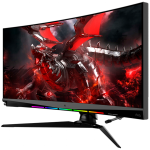MSI Optix MEG381CQR Plus Curved Gaming Monitor, 37.5" 175Hz, UWQHD+ (3840x1600) 21:9, Rapid IPS Anti-glare, 400nits, 1000:1, 178°/178°, HDR, 2300R Curve, G-SYNC ULTIMATE, Mouse Bungee, 2x HDMI, 1xDP, 3xUSB 3.2, Adjustable stand, 3Y Warranty