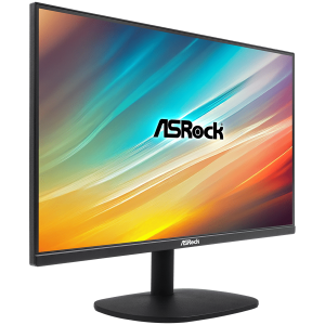 Asrock Gaming Monitor, 27" FHD(1920x1080) IPS, Anti-Glare, 100 Hz, 99% sRGB, 16:9, 1000:1, 300 cd/m², 178º/178º, 1ms (MPRT), Flicker-free, Tiltt Adjustment, 1x HDMI 2.0, 1x VGA, 3Y