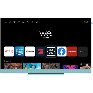 WE. SEE By Loewe TV 43'', Streaming TV, 4K Ult, LED HDR, Integrated soundbar, Aqua Blue