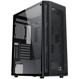 Xigmatek Master X EN46331 ATX/M-ATX/Mini-ITX, USB3.0x1+USB2.0x2, Meshed Grill FP & Left TG, 4PCS X20A Fan & LED Button Switch ARGB Fan Control PCB
