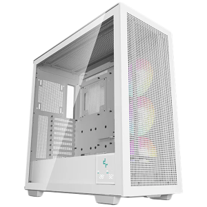 DeepCool MORPHEUS WH, Mini-ITX / M-ATX / ATX / E-ATX, 4xUSB3.0, 1xAudio, 1x Type-C, 1x420mm Pre-Installed ARGB Fan, ABS+SPCC+Tempered Glass, White, R-MORPHEUS-WHAPA1-G-1