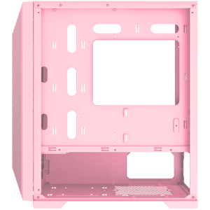 Gemini II Queen, EN48663, Pink, MATX, U3x1+U2x2, Meshed Grill ARGB LED Frontpanel & Left TG, 3PCS X24F Arctic Fixed RGB Fan