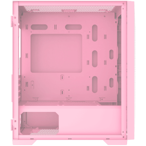 Gemini II Queen, EN48663, Pink, MATX, U3x1+U2x2, Meshed Grill ARGB LED Frontpanel & Left TG, 3PCS X24F Arctic Fixed RGB Fan