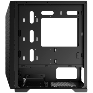 Xigmatek Gemini II EN48649, Black, MATX/ Mini-ITX, U3x1+U2x2, Meshed Grill ARGB LED Frontpanel & Left TG, 3PCS X24F Fixed RGB Fan