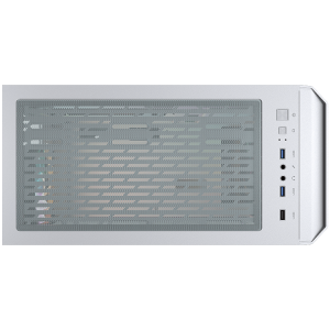COUGAR MG140 Air RGB - White, Mini Tower, Mini ITX / Micro ATX, USB 3.0 x 2, USB 2.0 x 1, Mic x 1 / Audio x 1, RGB Button, 3x 120mm ARGB fans pre-installed, Built-in LED controller, Patterned Air Vents, 205 x 410 x 420 (mm)