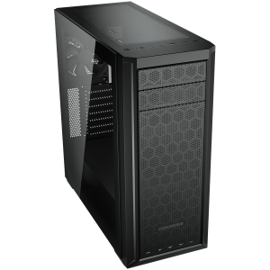 COUGAR MX330-G Pro, Mid Tower, Mini ITX/Micro ATX/ATX, Type-C, USB 3.0 x 2, USB 2.0 x 1, Audio/Mic 3.5mm jack x 1, 120mm pre-installed fan, Tempered glass, 209 x 495 x 475 (mm)