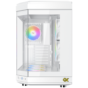 Xigmatek CUBI Arctic EN41983 White, E-ATX/ATX/M-ATX/MINI ITX, USB-C X 1,HD AUDIO, 3PCS TG, 6PCS Z20A Arctic & Galaxy II Fan Control Kit