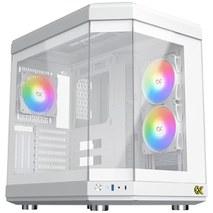 Xigmatek CUBI Arctic EN41983 White, E-ATX/ATX/M-ATX/MINI ITX, USB-C X 1,HD AUDIO, 3PCS TG, 6PCS Z20A Arctic & Galaxy II Fan Control Kit