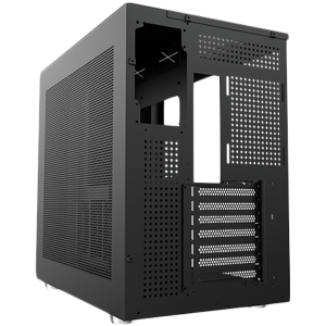 Aquarius Pro EN49417 Black, ATX/M-ATX/Mini ITX, USB3.0x2+USB2.0x2+Type C, Front & Left TG, 7PCS X24A & Galaxy II Fan Control Kit