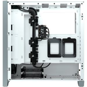 Corsair iCUE 4000X RGB Tempered Glass Mid-Tower, White