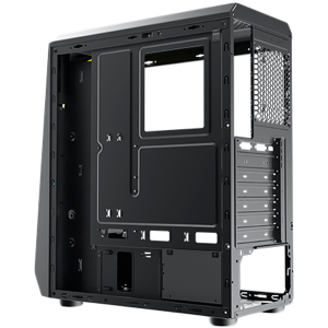 Xigmatek Vortex EN46171, ATX/M-ATX/Mini ITX, USB3.0x1+USB2.0x2, Rainbow LED Front Panel, Left Tempered Glass, Rear SYNC XCR120 Fan