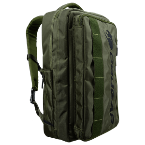 COUGAR Fortress X, Green Backpack, Shockproof anti-vibration structure, Multi-layered and multi-functional structure, Padded back panel and hide-able hip belt, Dual use: Backpack and shoulder bag