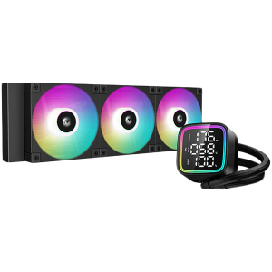 DeepCool LD360, 360mm CPU Liquid Cooler, 3x120mm ARGB PWM Fans, Anti-Leak Technology, Addressable RGB LED, Hydro Bearing, LGA1700/1200/1151/1150/1155, AMD AM5/AM4, 3Y, R-LD360-BKMSN-G-1