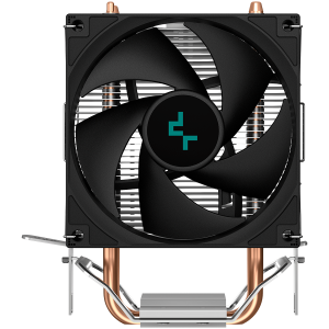 DeepCool AG200, CPU Air Cooler, 1x92mm PWM Fan, TDP 100W, 2 Heatpipes, LGA1700/1200/115x, AMD AM5/AM4, 119x77x133 mm(LxWxH), 2Y, R-AG200-BKNNMN-G