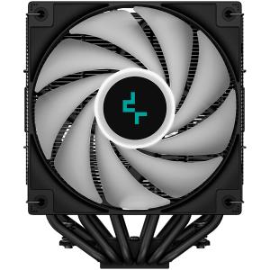DeepCool AG620 BK ARGB, CPU Air Cooler, 2x120mm ARGB PWM Fan, TDP 260W, 6 Heatpipes, LGA2066/2011-v3/2011/1700/1200/115x, AMD AM5/AM4, 129x136x157 mm(LxWxH), 2Y, R-AG620-BKANMN-G-2