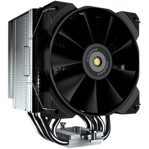 COUGAR Forza 85, 6 Heat pipes, Nickel Plated Copper Base, 1x MHP120 Fan, Screwdriver Included, Elegant Pipe Caps, 85x135x160mm, Intel LGA 115X/1366/1200/1700/1851/2011/2066, AMD AM5/AM4/FM2/FM1/AM3+/AM3/AM2+/AM2