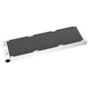 DeepCool MYSTIQUE 360 WH ARGB, 360mm CPU Liquid Cooler, 2.8" LCD screen, 3x120mm PWM ARGB Fans, Fluid Dynamic Bearing, White, Intel LGA1851/1700/1200/1151/1150/1155, AMD AM5/AM4, R-LX360-WHDSNMCP-G-1, 5Y