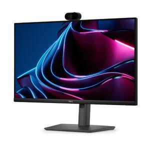 Монитор Dell P2426HEV, 23.8" Webcam Monitor, IPS Anti-Glare, 5ms, 120 Hz, 1500:1, 300 cd/m2, FHD 1920x1080, 99% sRGB, HDMI, Display Port, USB-C Hub, RJ45, Webcam, KVM Switch, PD 90W, Height Adjustable, Pivot, Swivel, Tilt, Black