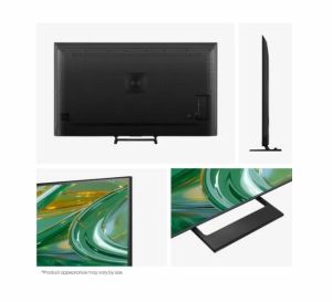 Телевизор Hisense 50" E8S, 4K Ultra HD 3840x2160, ULED, Quantum Dot,144 Hz,HDR 10+, HLG, Dolby Vision, DTS Virtual X, Smart TV, WiFi, Light Sensor, BT, Anyview Cast, 4xHDMI, 2xUSB, LAN, CI+, DVB-T2/C/S2, Singale Stand, Black