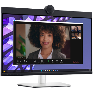 Monitor DELL P2424HEB Video Conferencing 24", 1920x1080 FHD, IPS Antiglare, 16:9, 1000:1, 250 cd/m2, 8ms/5ms, 178/178, 2xDP, HDMI, 2xUSB-C (DP/PD), USB-B, 3xUSB-A, RJ-45, Audio line out, 2x5W Speaker, Cam, Mic, Tilt, Swivel, Pivot, Height Adjust, 3Y