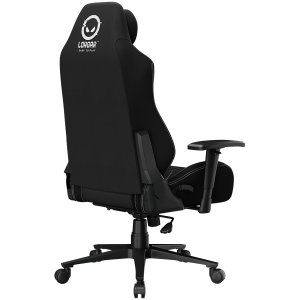 LORGAR CHA41, Ergonomic Gaming Chair Advanced, premium anti-stain fabric, Black/white