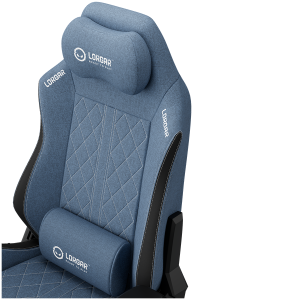 LORGAR CHA41, Ergonomic Gaming Chair Advanced, premium anti-stain fabric, Blue