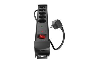 Разклонител Lanberg Surge Protector SP1 5M 5 x French Outlets Black