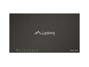 Комутатор Lanberg switch DSM1-1008 8-port, 1GB/s 12V Metal case