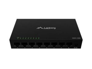 Комутатор Lanberg switch DSM1-1008 8-port, 1GB/s 12V Metal case