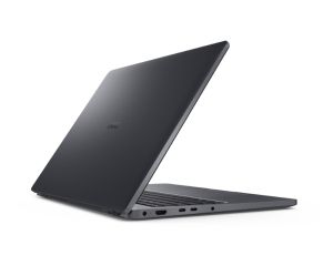 Лаптоп Dell Pro 16 PC16250, Intel 5 120U (10 cores, up to 5.0 GHz), 16" FHD+(1920x1200) 300nits AG, 16 GB: 1x16 GB, DDR5, 5600 MT/s, 256 GB TLC SSD, Intel Graphics, FHD HDR IR Cam and Mic, Wi-Fi 6E, FPR, Backlit Kb, Win11 Pro, Magnetite, 3Y PS