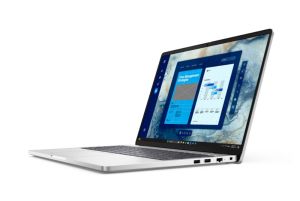 Лаптоп Dell Pro 16 PC16250, Intel Ultra 7 255U (12 TOPS NPU, 12 cores, up to 5.2 GHz), 16" FHD+(1920x1200) IPS, 300nits AG, 16 GB: 1 x 16 GB, DDR5, 5200 MT/s, 1 TB SSD, Intel graphics, FHD HDR IR Cam and Mic, Wi-Fi 6E, FPR, Backlit Kb, Win 11 Pro, Platinu