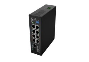 Комутатор Lanberg Switch ILFE-8P-1Ge-1S-120 POE 4 x BT 4 x AT SFP/ETH DIN Unmanagment Fast Ethernet