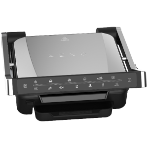 AENO Electric Grill EG3: 2000W, 7 automatic programs +Manual mode, 4 Degrees of Roast, Color indication,  Removable plates Plate size 292*230mm
