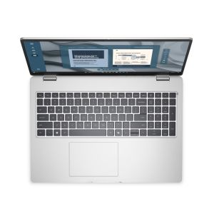 Лаптоп Dell Pro 16 PC16255, AMD Ryzen AI 7 350, 16.0" Touch FHD+(1920x1200) IPS AG 300nits, 32 GB DDR5 5600 MT/s, 512 GB SSD, AMD Radeon 860M, FHD HDR+IR Cam and Mic, Wi-Fi 6E, FPR, Backlit Kb, Win 11 Pro, 3Y PS, Plat. silver+ Dell Pro 14-16 Prem. Slim Ba